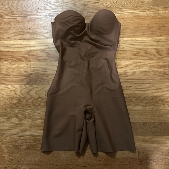 Brown Women's Shapewear Bodysuit - Picture 3 of 6